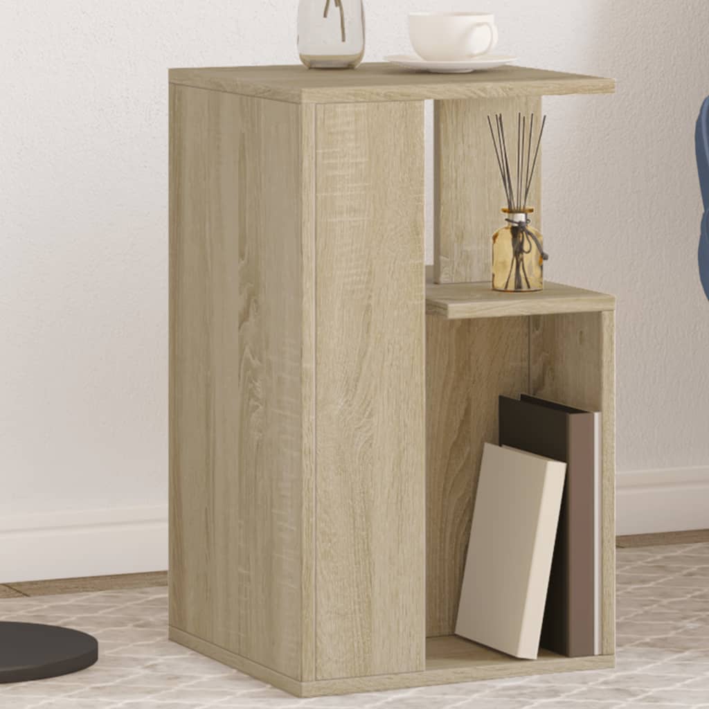 Table d'appoint chêne sonoma 35x35x60 cm bois d'ingénierie - XIOS