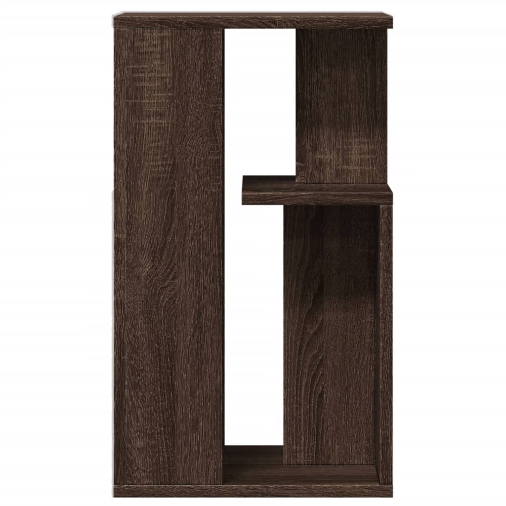 Table d'appoint chêne marron 35x35x60 cm bois d'ingénierie - XIOS
