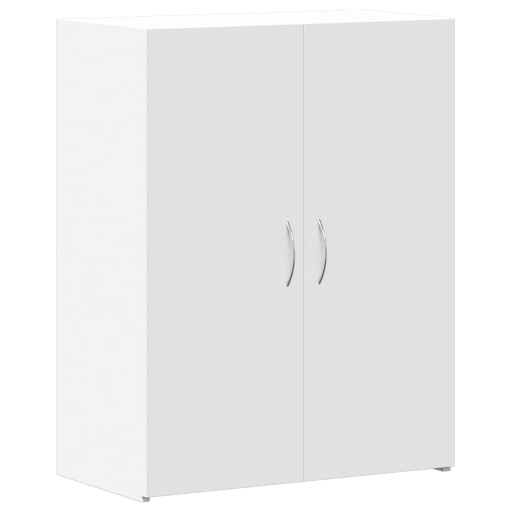 Armoire de classement blanc 60x32x77,5 cm bois d'ingénierie - XIOS