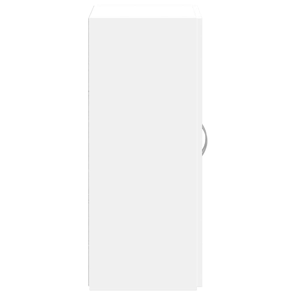 Armoire de classement blanc 60x32x77,5 cm bois d'ingénierie - XIOS