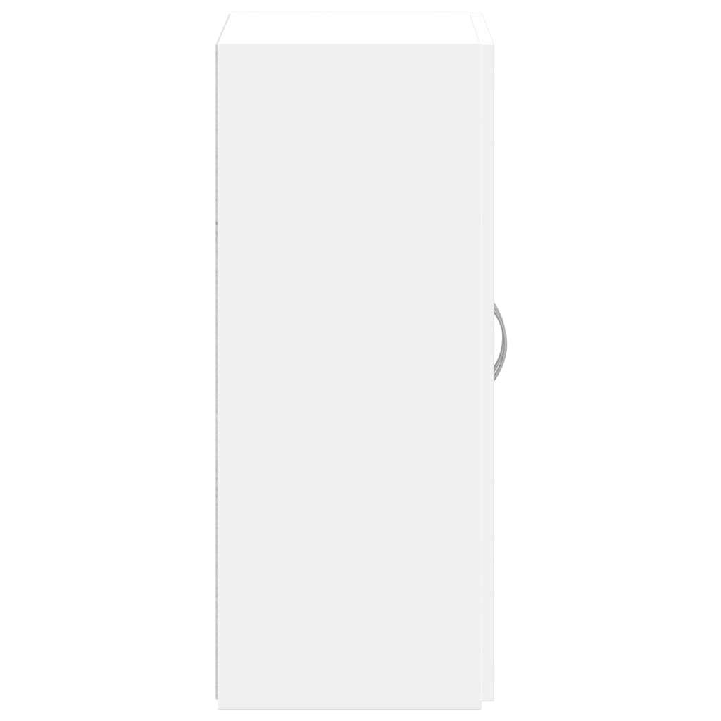 Armoire de classement blanc 60x32x77,5 cm bois d'ingénierie - XIOS