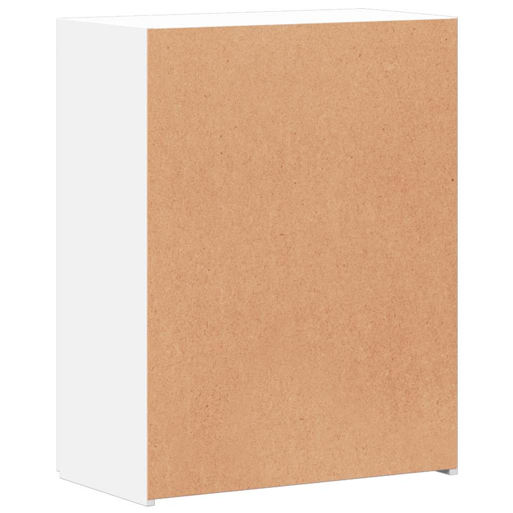 Armoire de classement blanc 60x32x77,5 cm bois d'ingénierie - XIOS