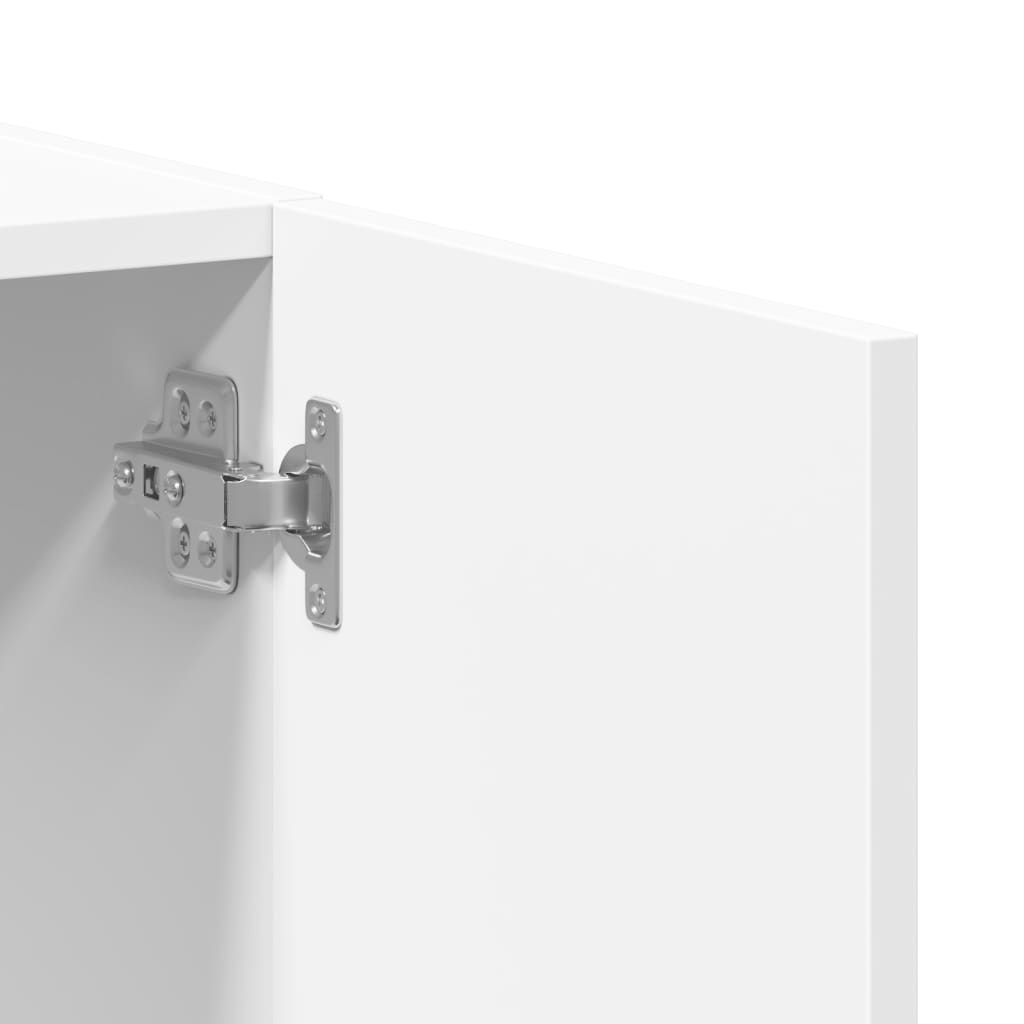 Armoire de classement blanc 60x32x77,5 cm bois d'ingénierie - XIOS