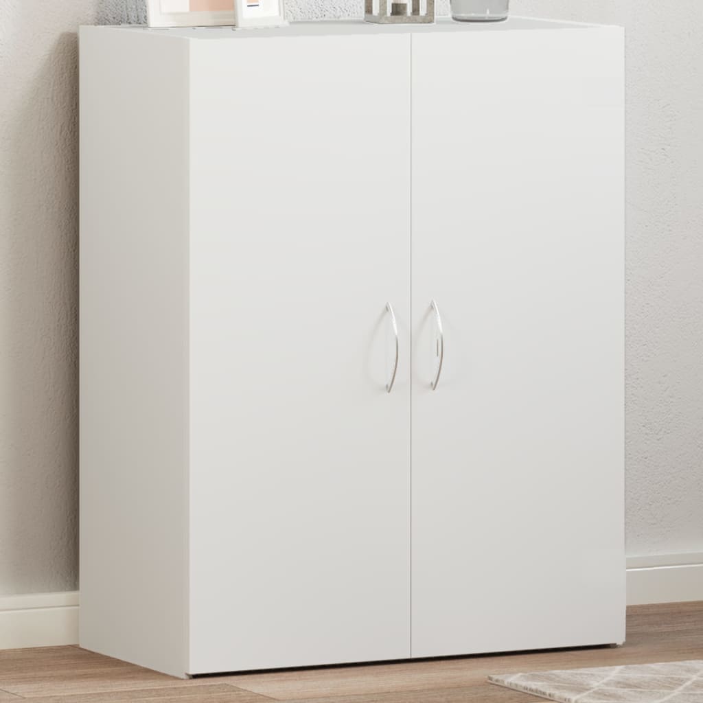 Armoire de classement blanc 60x32x77,5 cm bois d'ingénierie - XIOS