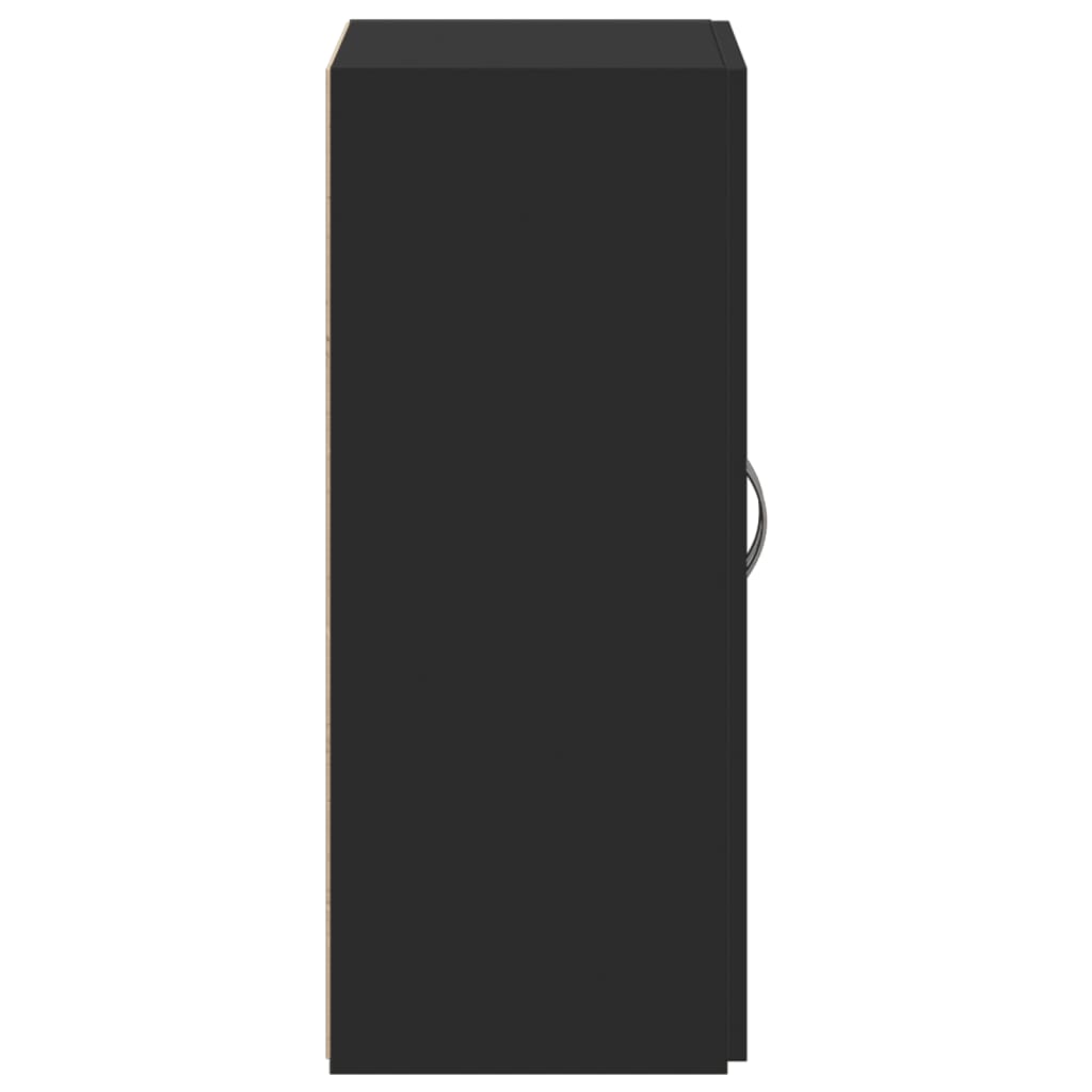 Armoire de classement noir 60x32x77,5 cm bois d'ingénierie - XIOS