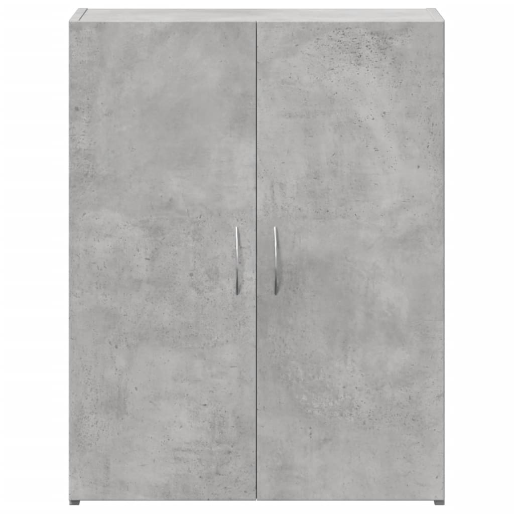 Armoire de classement gris béton bois d'ingénierie - XIOS
