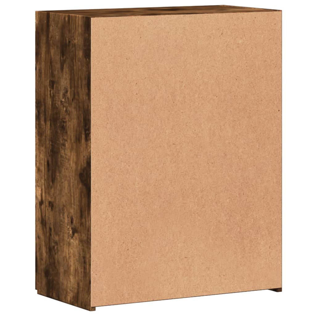 Armoire de classement chêne fumé bois d'ingénierie