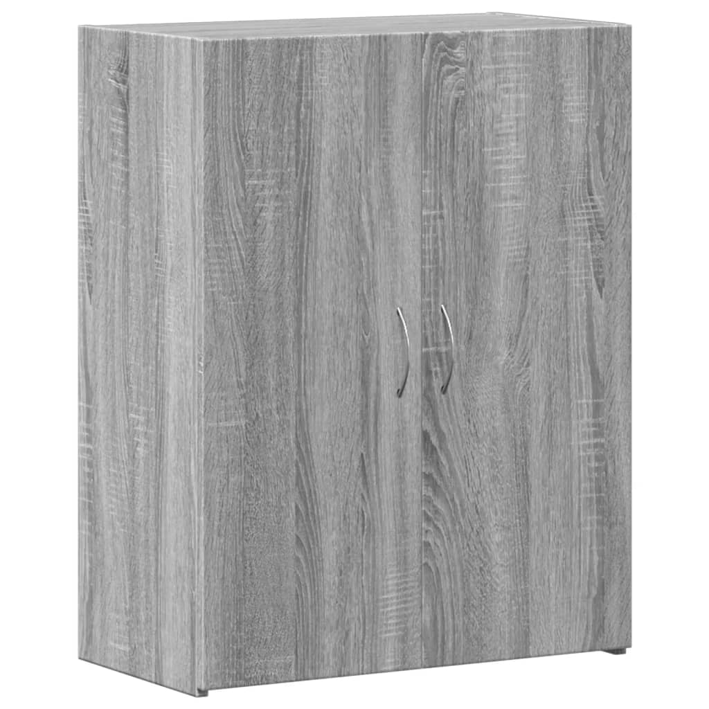 Armoire de classement sonoma gris bois d'ingénierie - XIOS