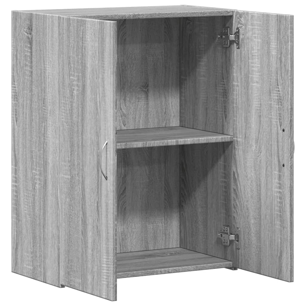 Armoire de classement sonoma gris bois d'ingénierie - XIOS
