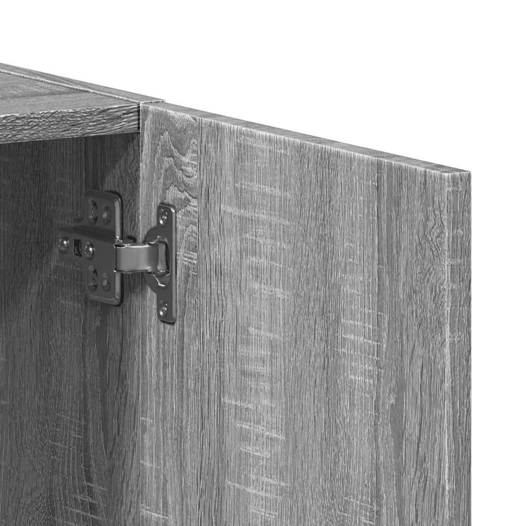 Armoire de classement sonoma gris bois d'ingénierie - XIOS