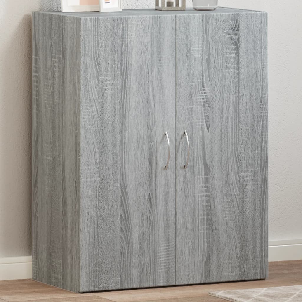 Armoire de classement sonoma gris bois d'ingénierie - XIOS