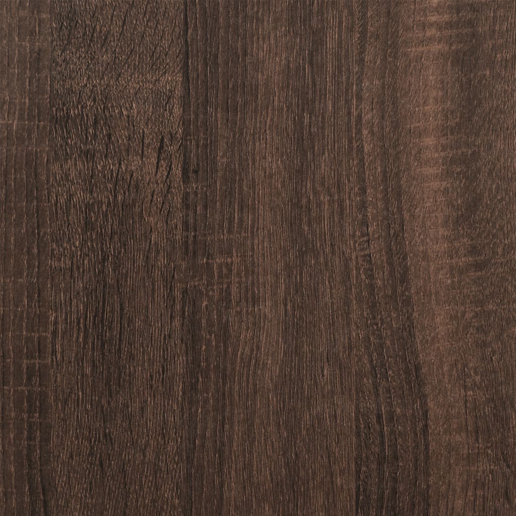 Armoire de classement chêne marron bois d'ingénierie