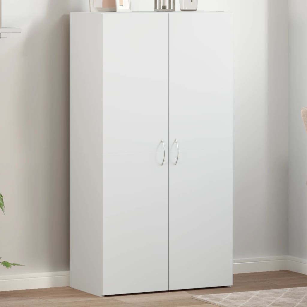 Armoire de classement blanc 60x32x115 cm bois d'ingénierie - XIOS