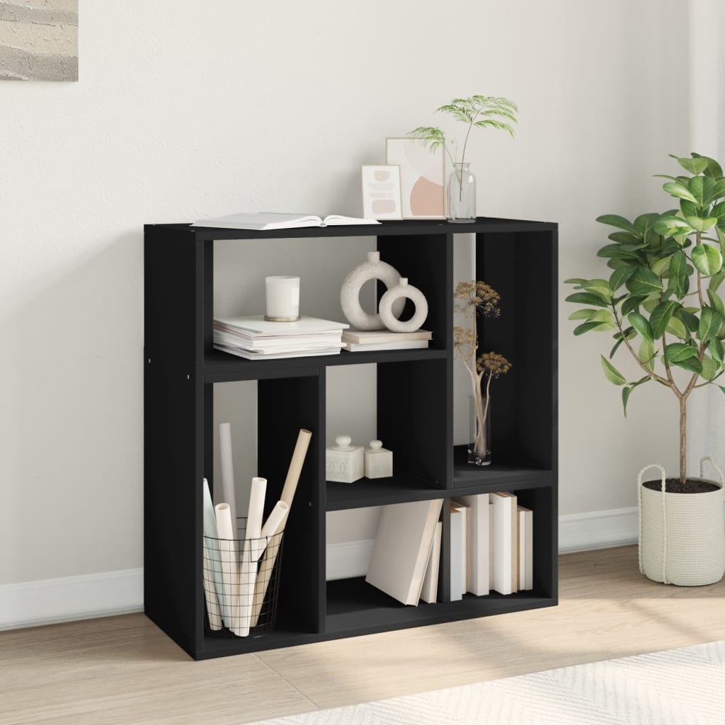 Meubles TV 2 pcs noir 75x30x50 cm bois d'ingénierie - XIOS