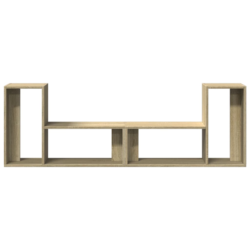 Meubles TV 2 pcs chêne sonoma 75x30x50 cm bois d'ingénierie - XIOS