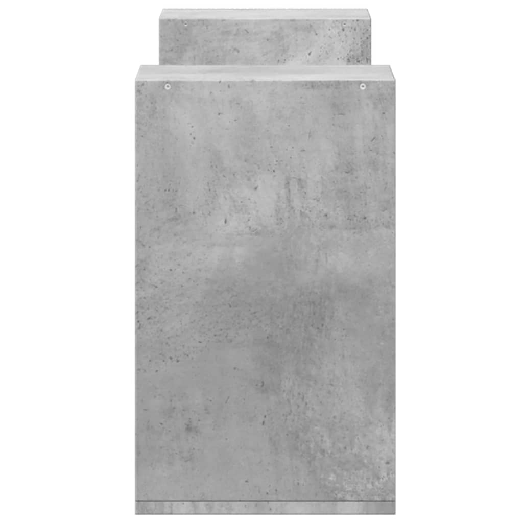 Meubles TV 2 pcs gris béton 75x30x50 cm bois d'ingénierie - XIOS