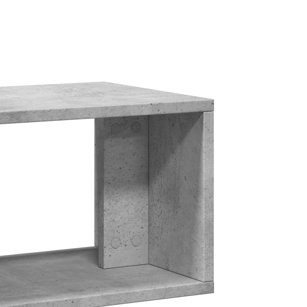 Meubles TV 2 pcs gris béton 75x30x50 cm bois d'ingénierie - XIOS