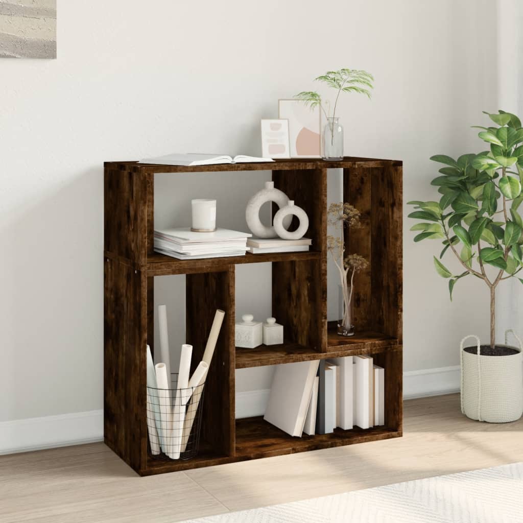 Meubles TV 2 pcs chêne fumé 75x30x50 cm bois d'ingénierie - XIOS