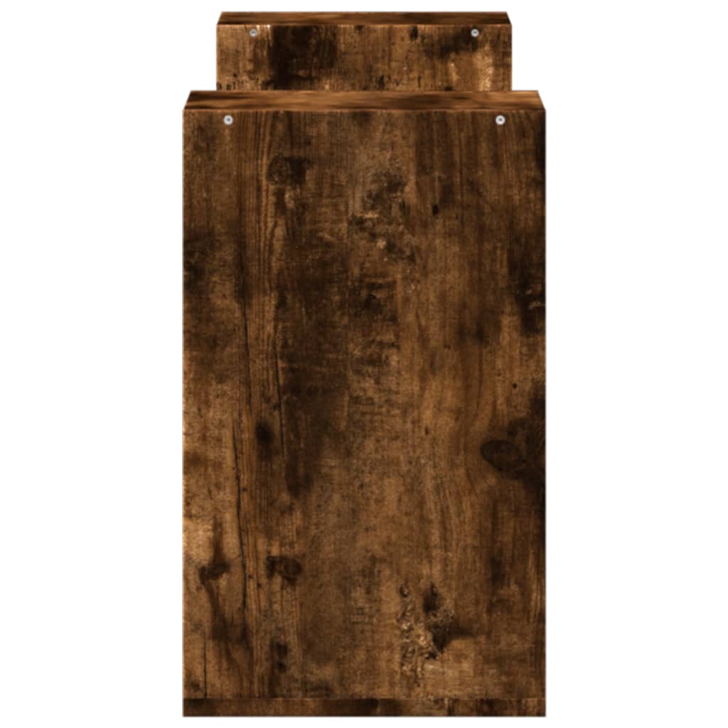 Meubles TV 2 pcs chêne fumé 75x30x50 cm bois d'ingénierie - XIOS