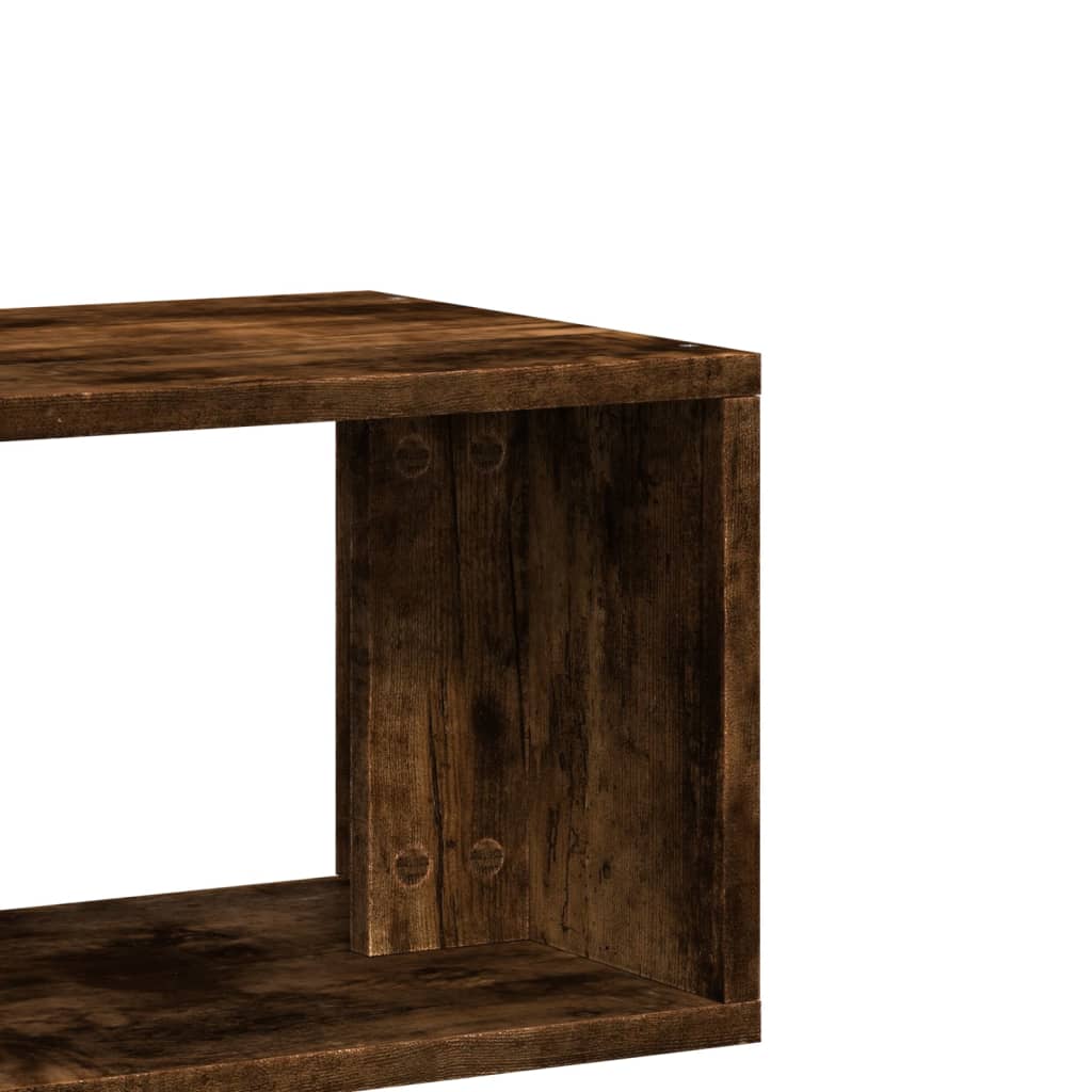 Meubles TV 2 pcs chêne fumé 75x30x50 cm bois d'ingénierie - XIOS