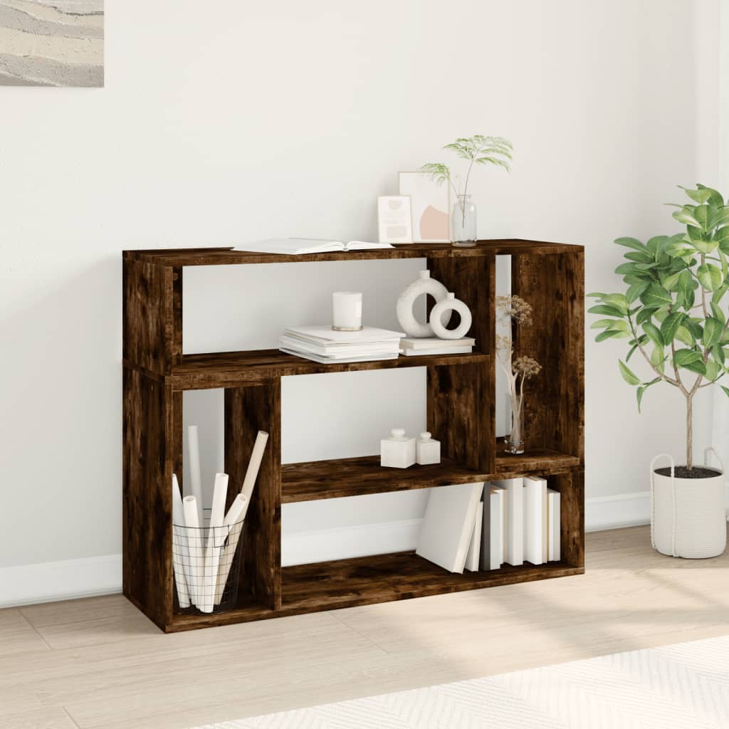 Meubles TV 2 pcs chêne fumé 100x30x50 cm bois d'ingénierie - XIOS