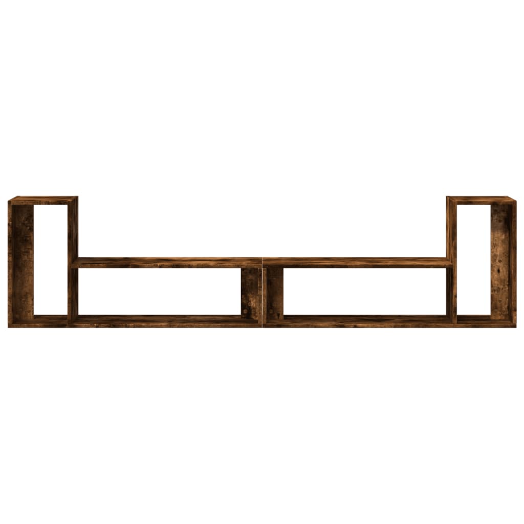 Meubles TV 2 pcs chêne fumé 100x30x50 cm bois d'ingénierie - XIOS