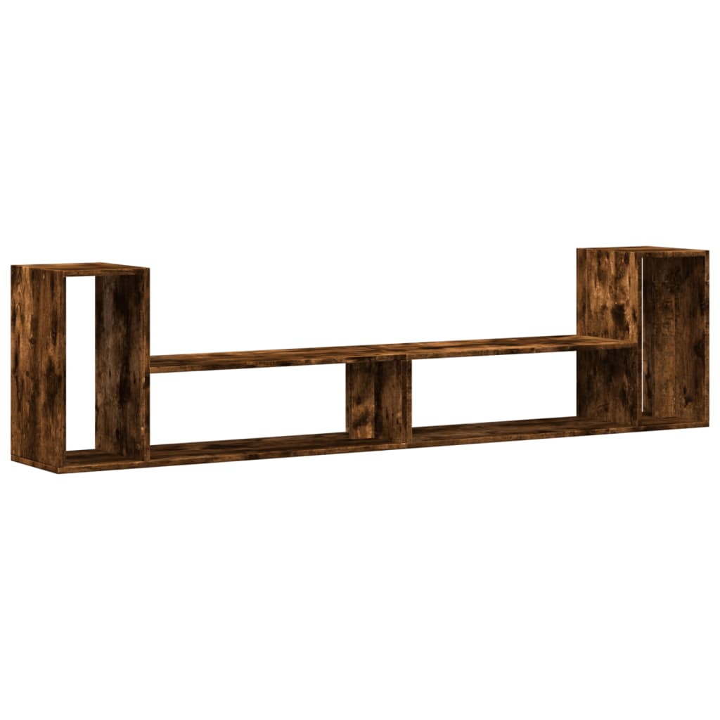 Meubles TV 2 pcs chêne fumé 100x30x50 cm bois d'ingénierie - XIOS