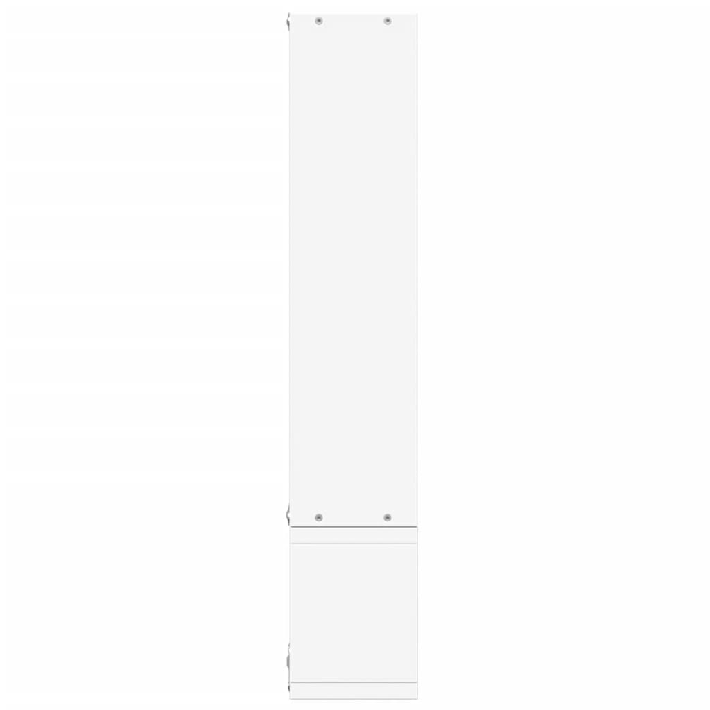 Étagère murale blanc 96x12x64 cm bois d’ingénierie - XIOS