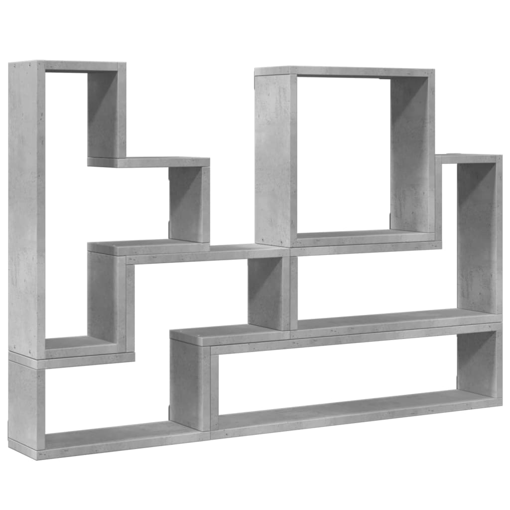 Étagère murale sonoma gris 96x12x64 cm bois d'ingénierie - XIOS