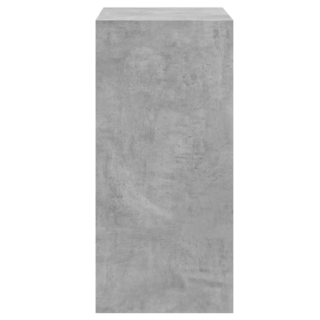 Garde-robe gris béton 77x48x102 cm bois d'ingénierie - XIOS