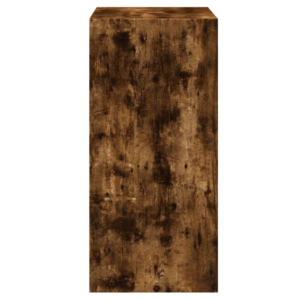 Garde-robe chêne fumé 77x48x102 cm bois d'ingénierie - XIOS