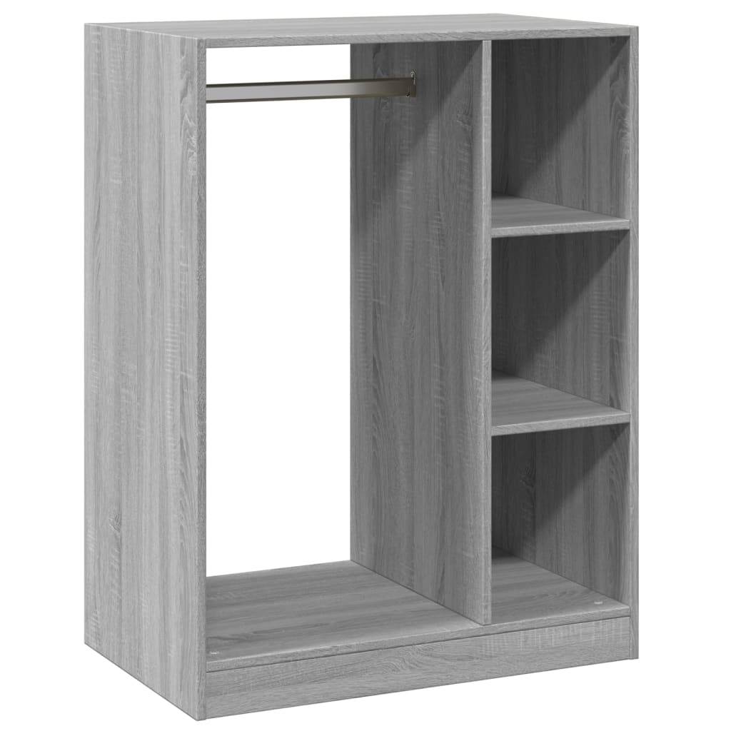 Garde-robe sonoma gris 77x48x102 cm bois d'ingénierie - XIOS