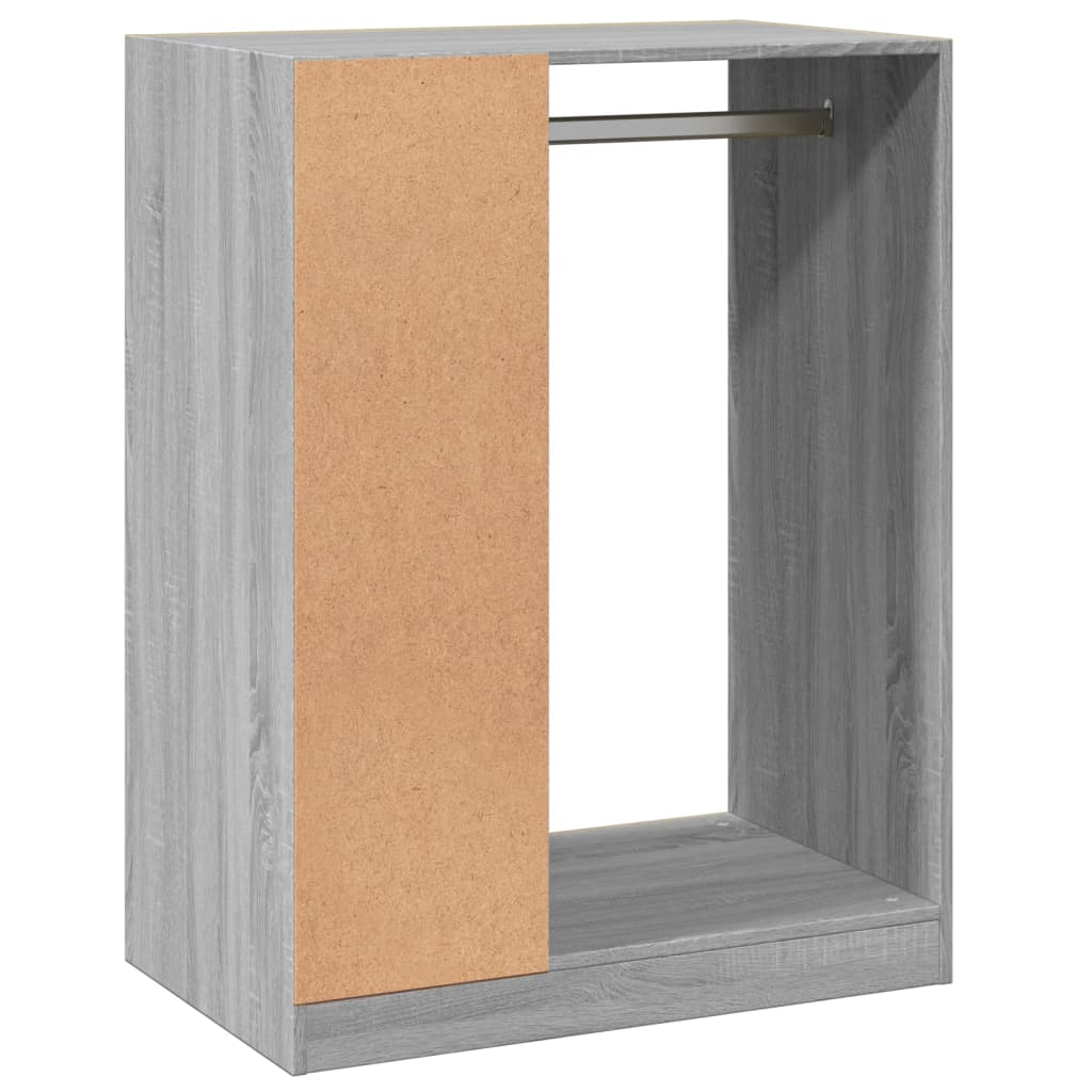 Garde-robe sonoma gris 77x48x102 cm bois d'ingénierie - XIOS