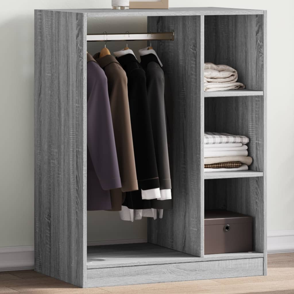 Garde-robe sonoma gris 77x48x102 cm bois d'ingénierie - XIOS