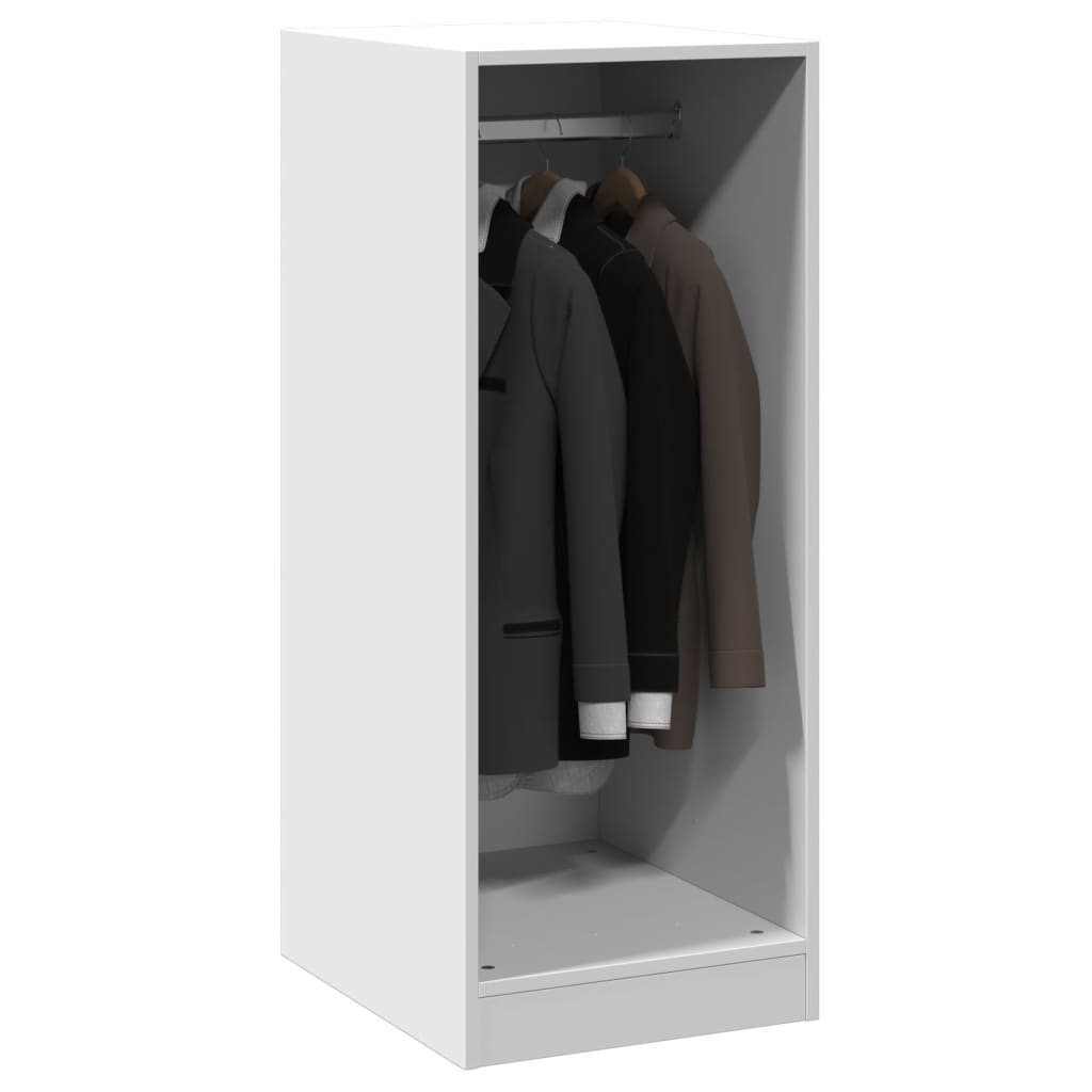 Garde-robe blanc 48x41x102 cm bois d'ingénierie - XIOS