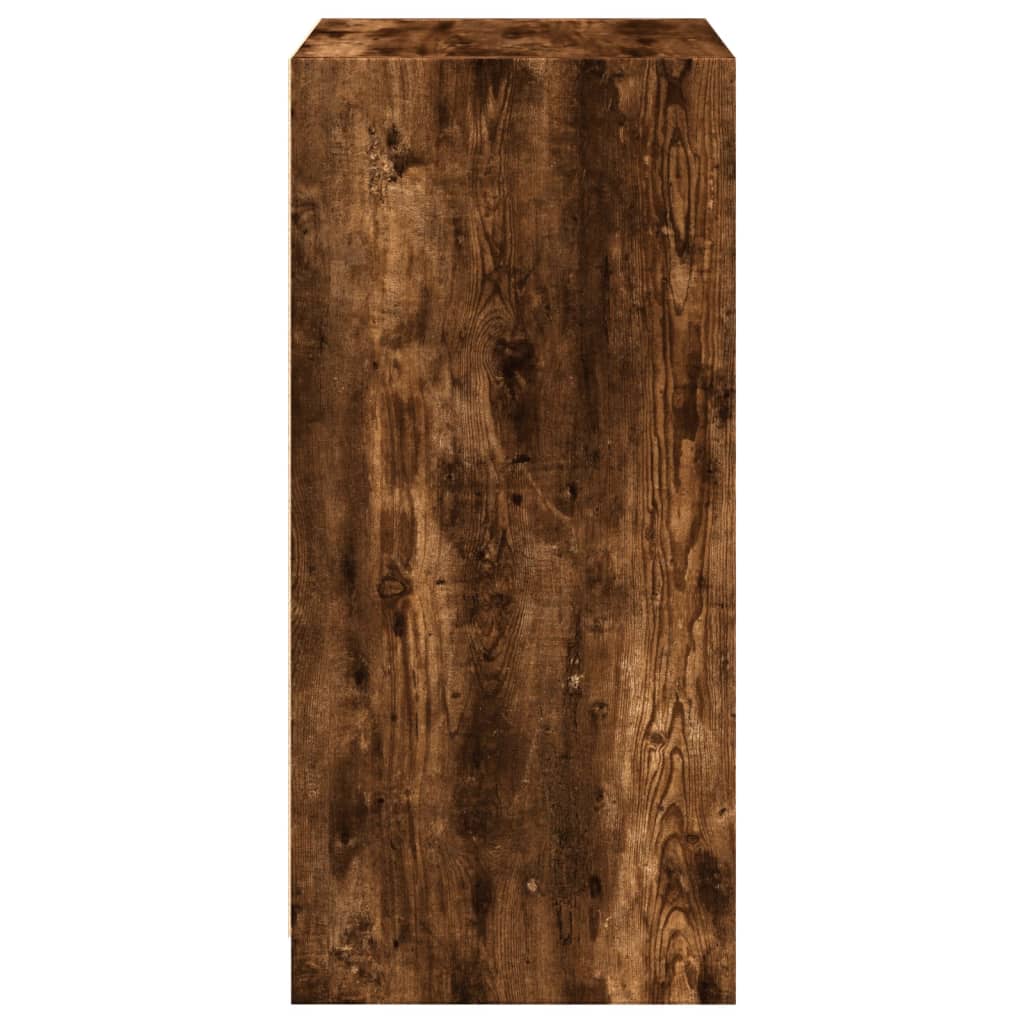 Garde-robe chêne fumé 48x41x102 cm bois d'ingénierie - XIOS