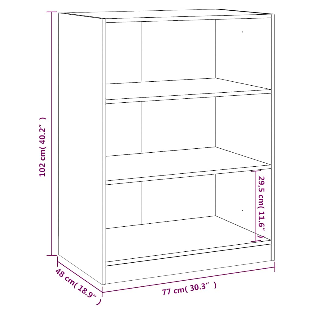 Garde-robe noir 77x48x102 cm bois d'ingénierie