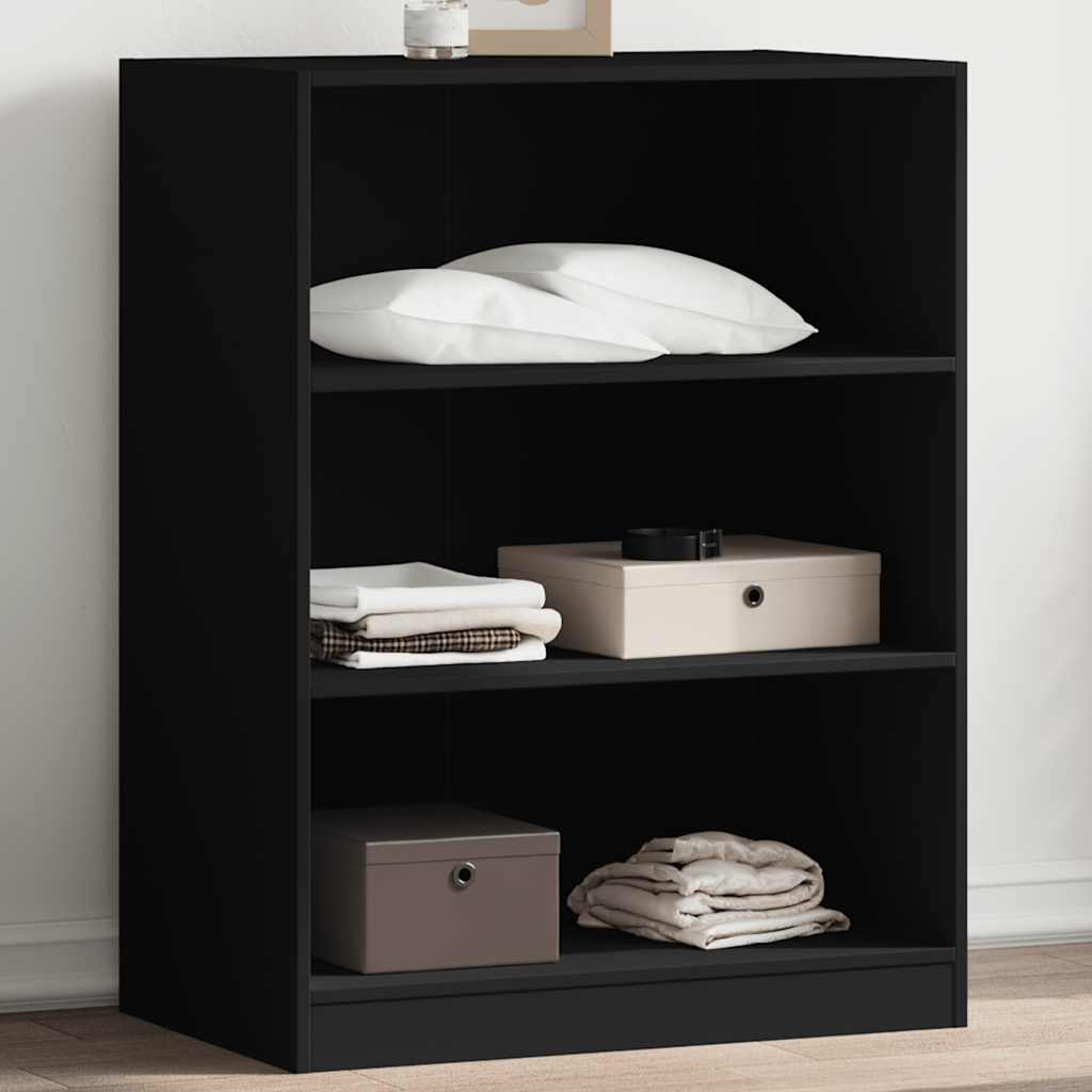 Garde-robe noir 77x48x102 cm bois d'ingénierie