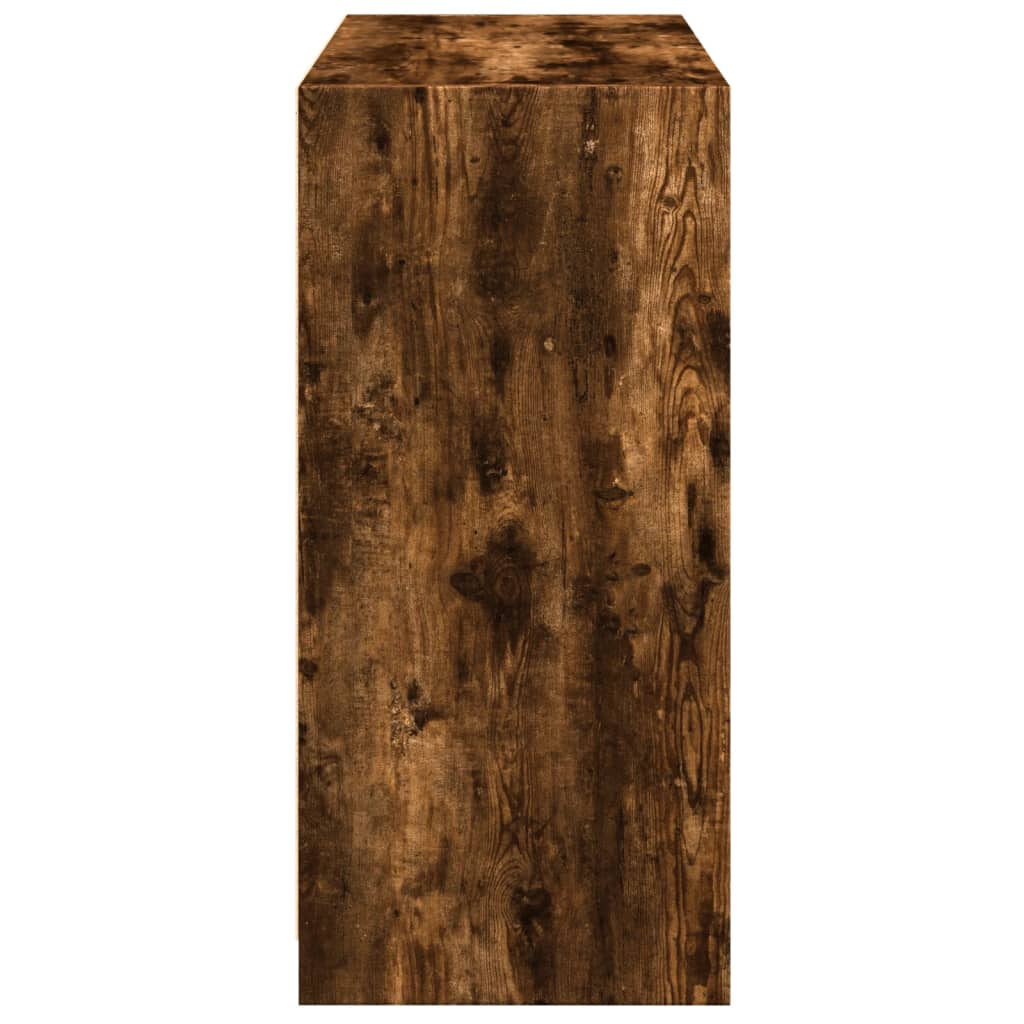 Garde-robe chêne fumé 77x48x102 cm bois d'ingénierie - XIOS