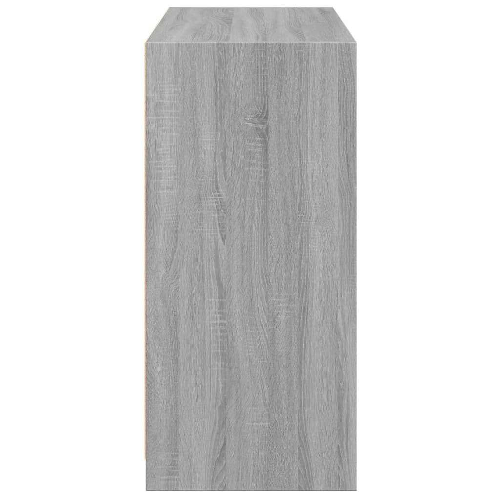 Garde-robe sonoma gris 77x48x102 cm bois d'ingénierie - XIOS