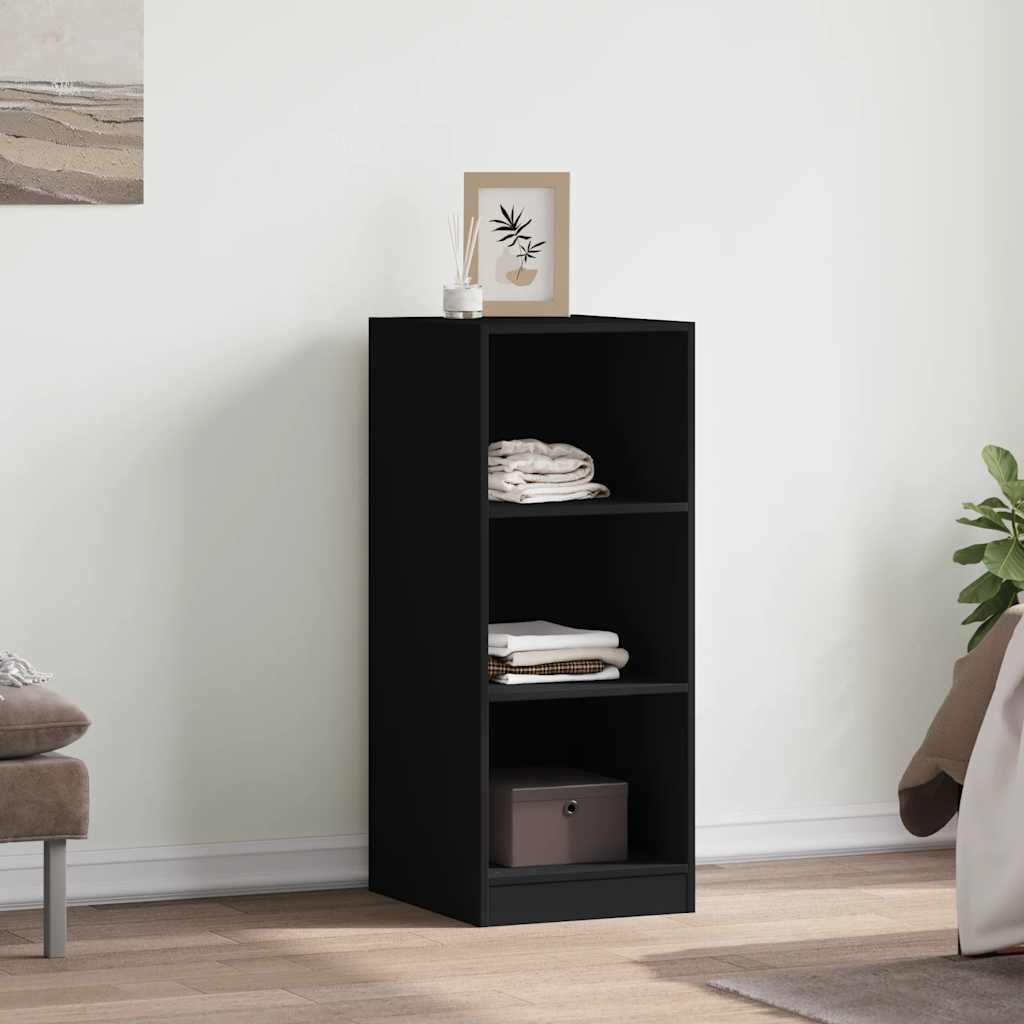 Garde-robe noir 48x41x102 cm bois d'ingénierie - XIOS