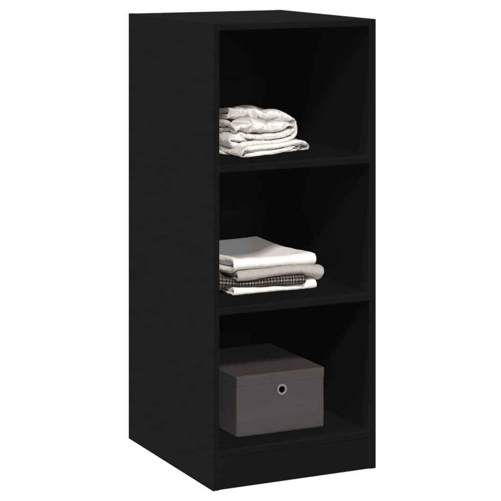 Garde-robe noir 48x41x102 cm bois d'ingénierie - XIOS