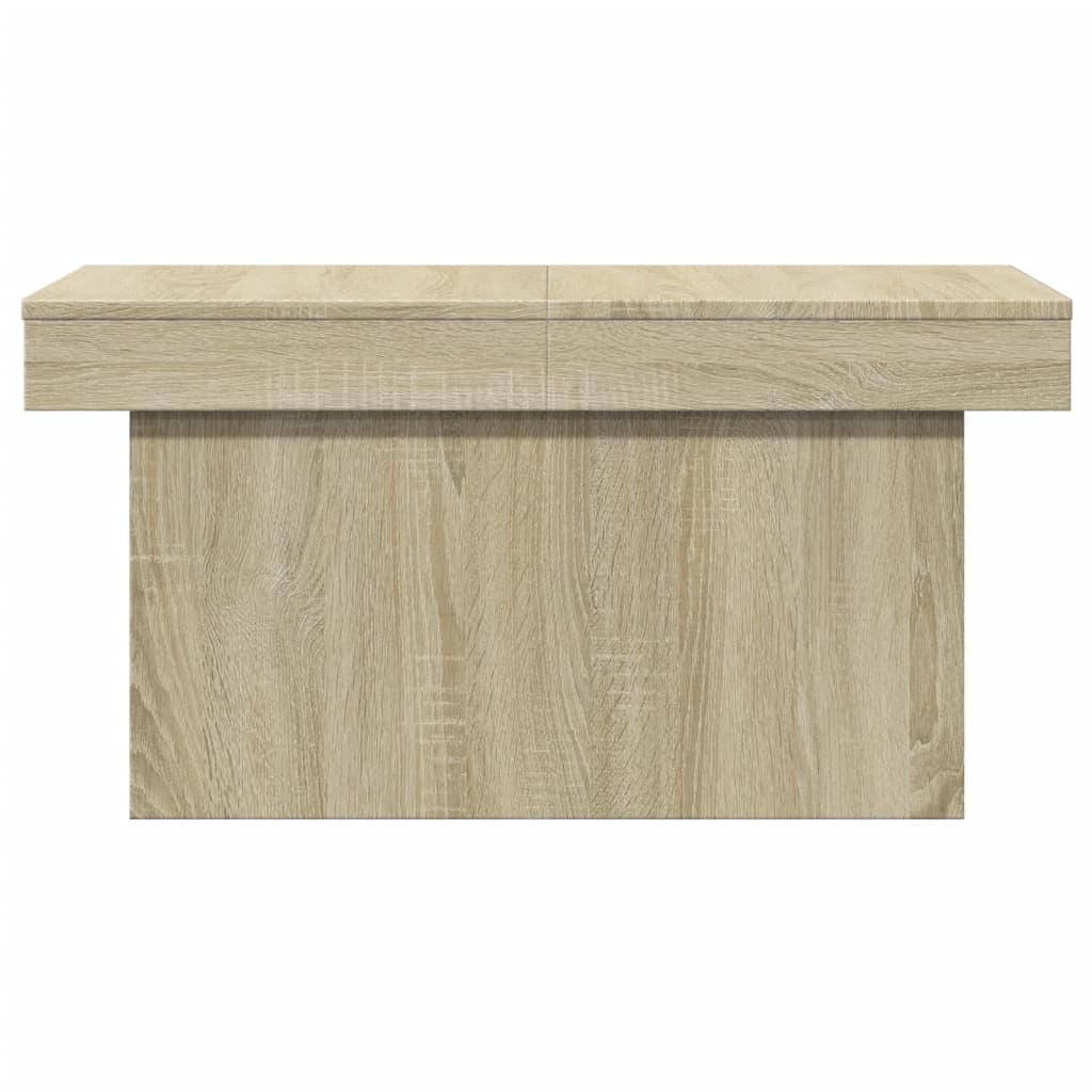 Table basse chêne sonoma 80x55x40 cm bois d'ingénierie - XIOS