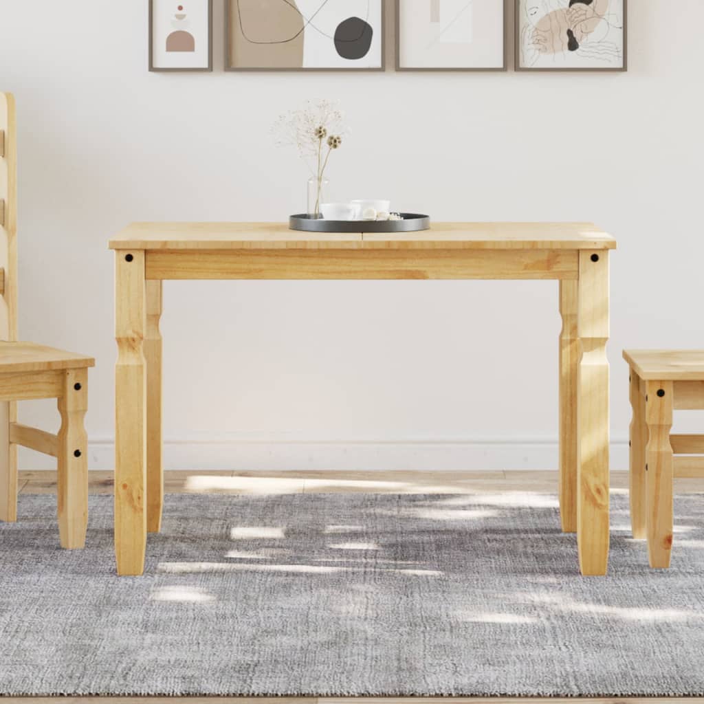Table à manger Corona 112x60x75 cm bois massif de pin - XIOS