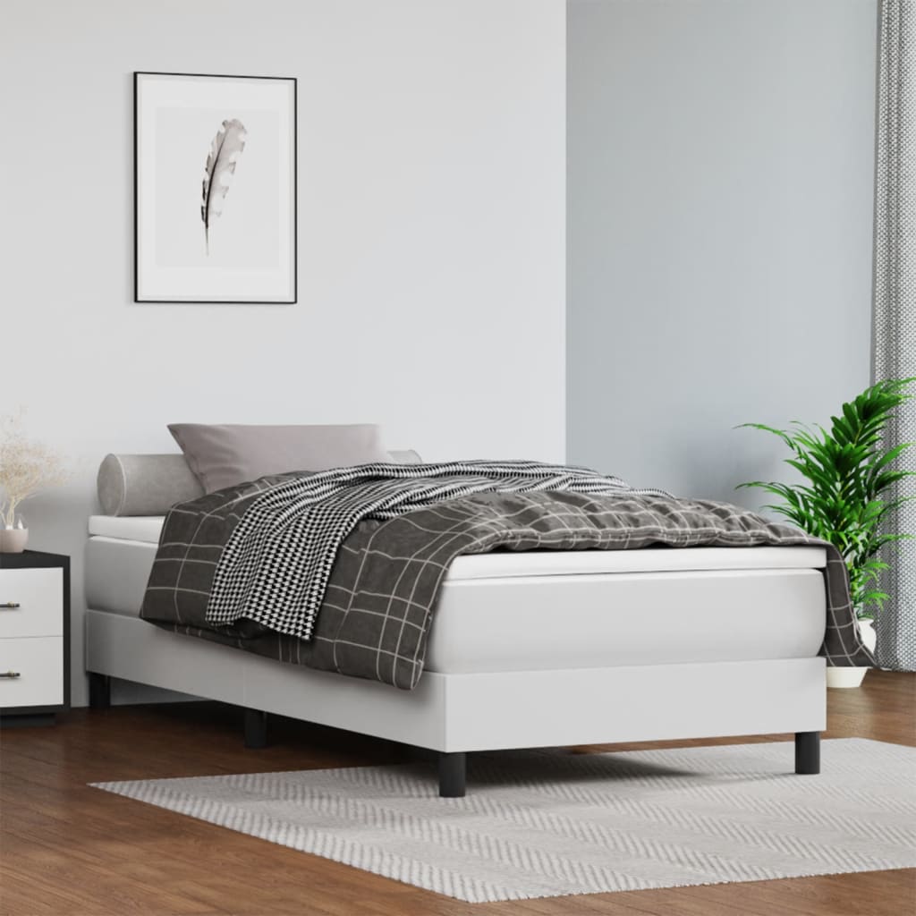 Matelas de lit à ressorts ensachés fermeté moyenne blanc 120x190x20 cm - XIOS