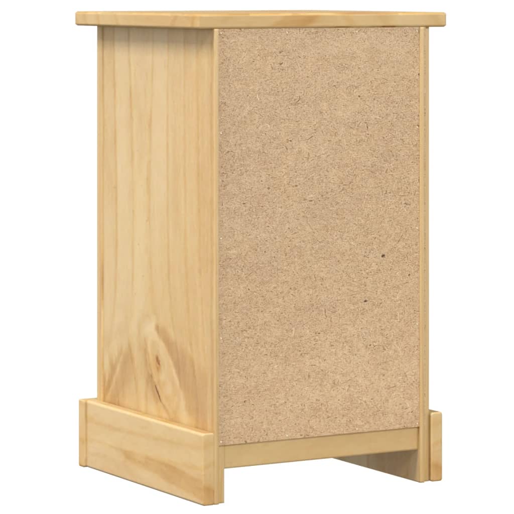 Table de chevet Corona 35x32,5x58 cm bois de pin massif - XIOS