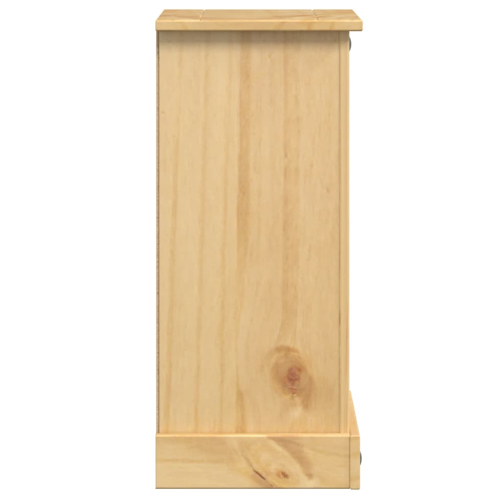 Table de chevet Corona 35x32,5x74 cm bois de pin massif - XIOS
