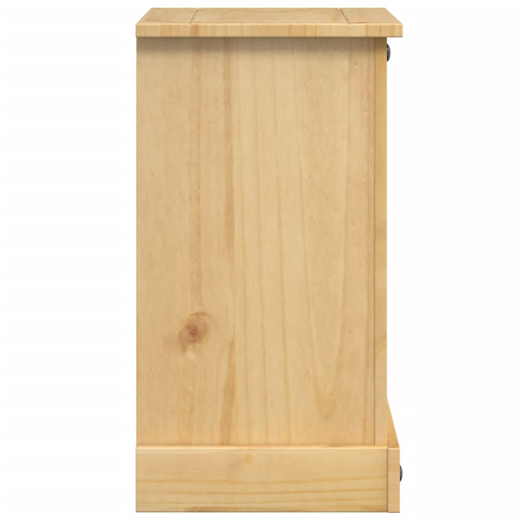 Table de chevet Corona 45x35x64 cm bois de pin massif - XIOS