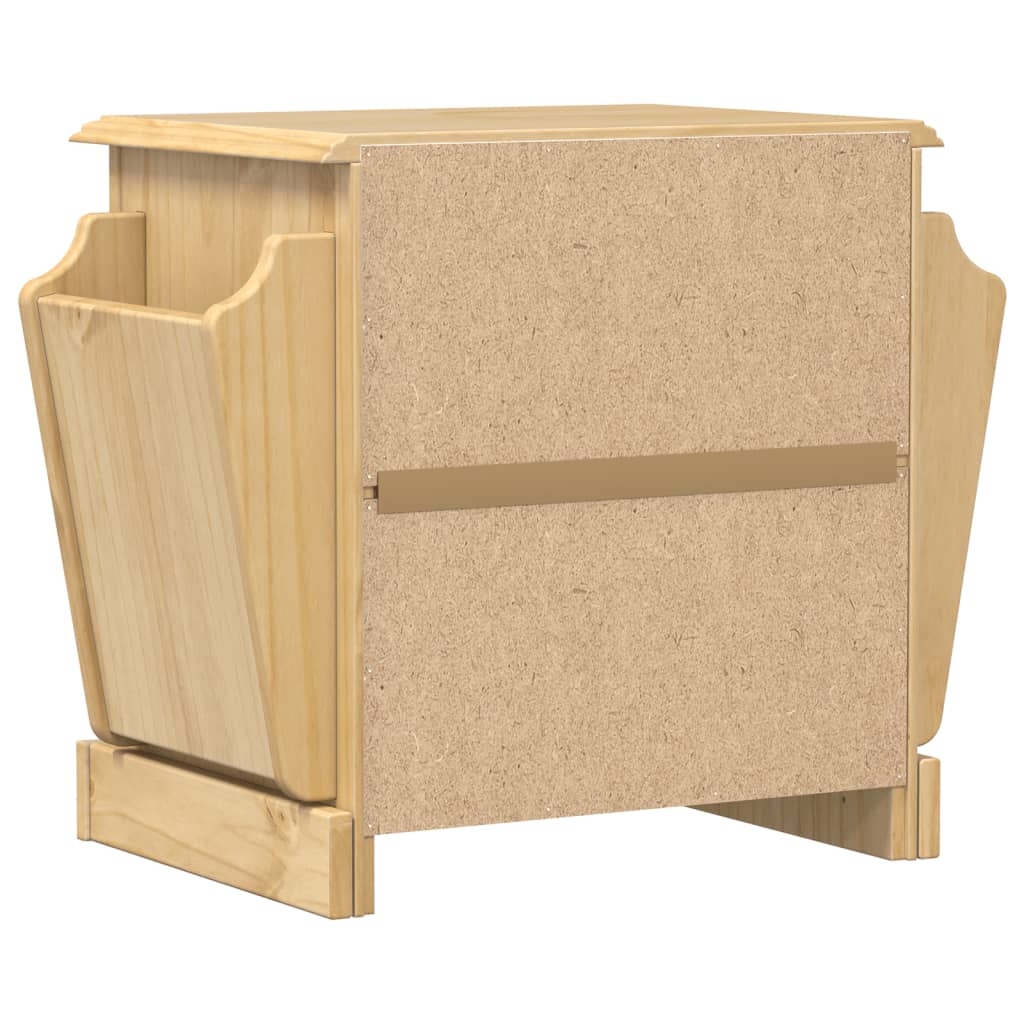 Table de chevet Corona 45x35x47,5 cm bois de pin massif - XIOS
