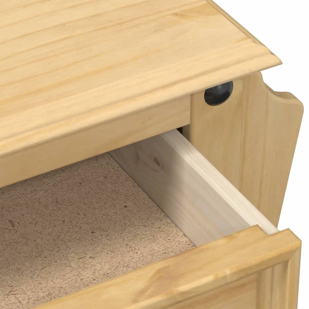 Table de chevet Corona 45x35x47,5 cm bois de pin massif - XIOS
